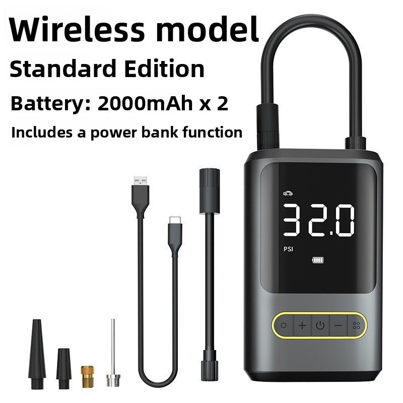 Wireless Portable Digital Display Car Air Pump