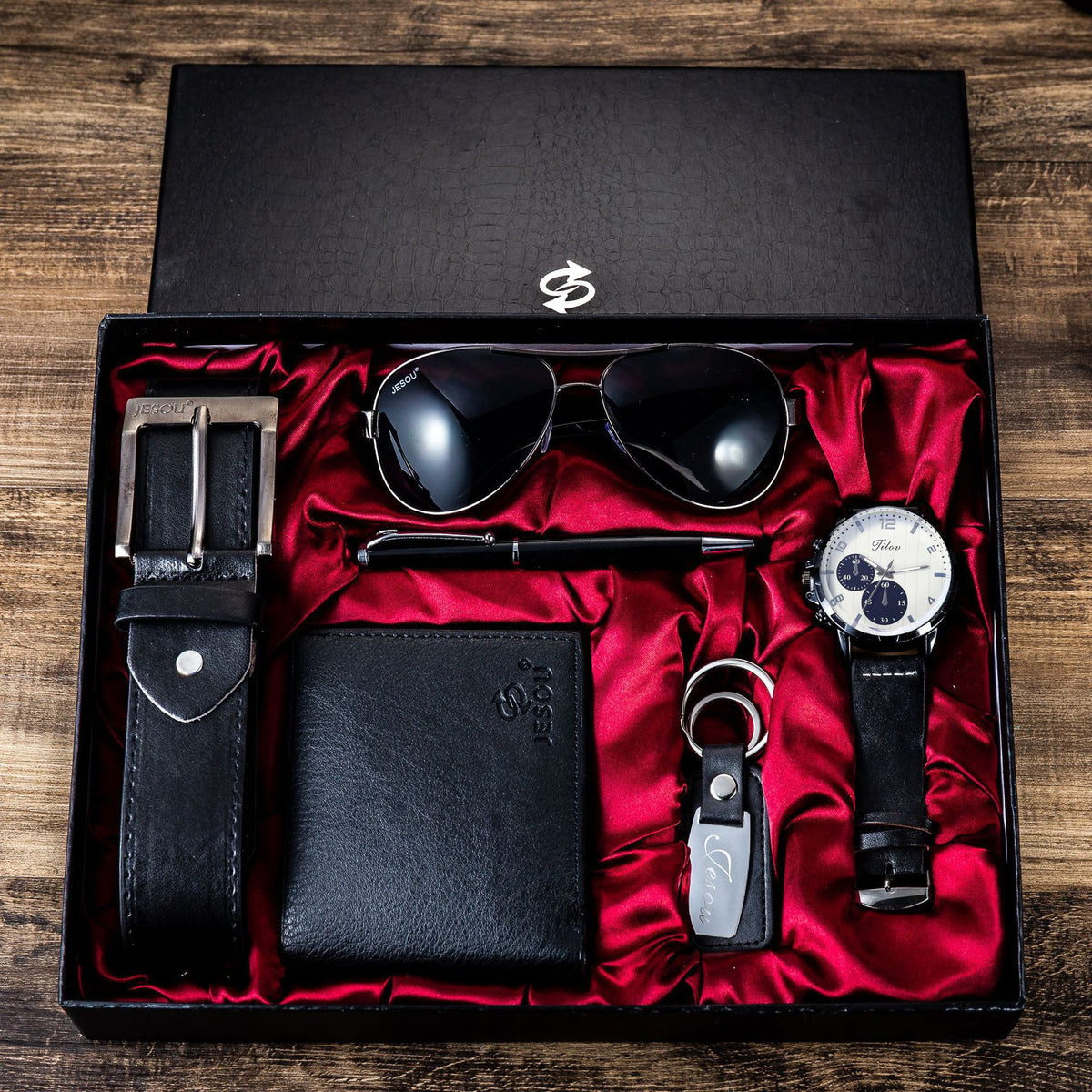 Mens 6-Piece Business Gift Set