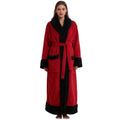 Flannel bathrobe
