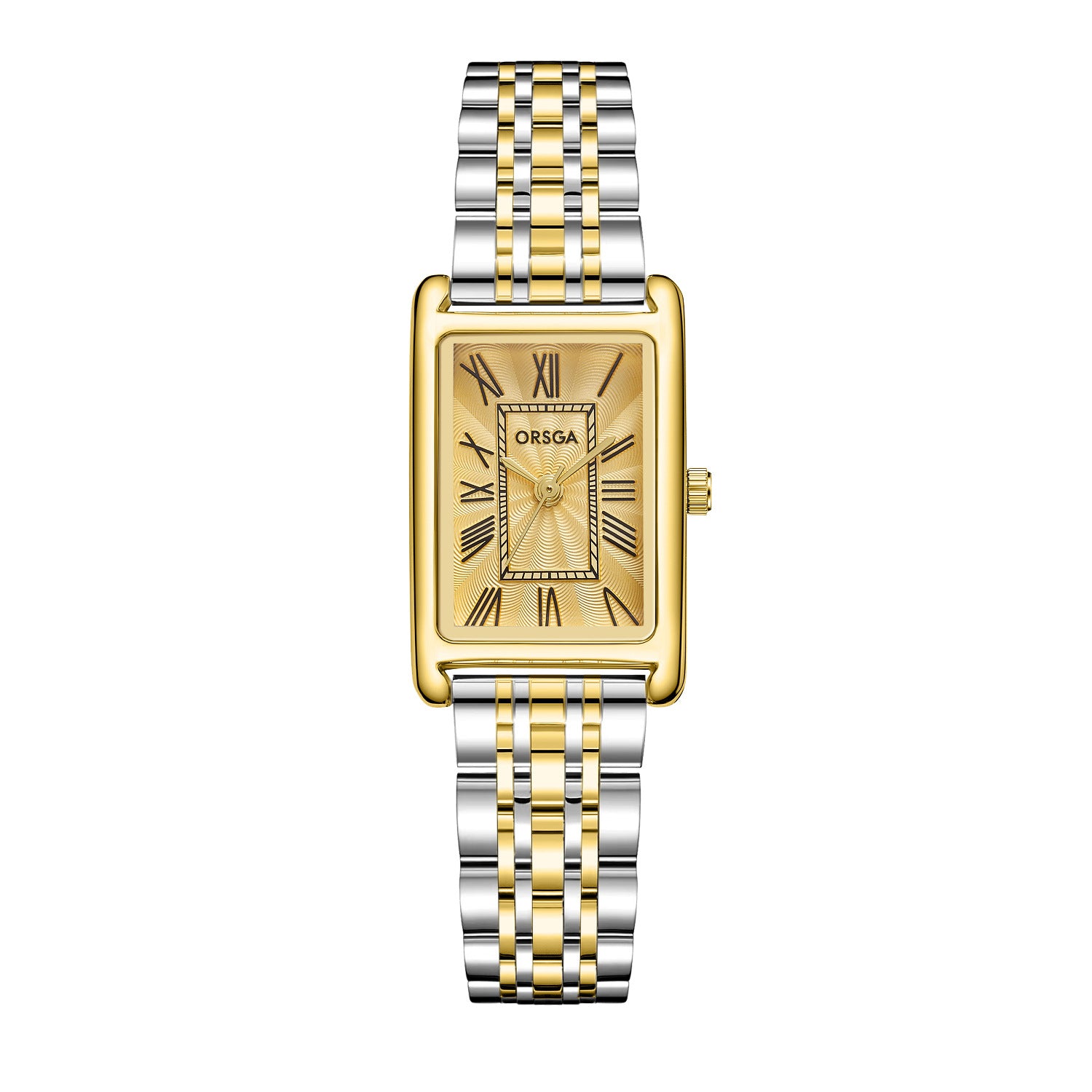 Women Square Stainless Steel Quartz Watch