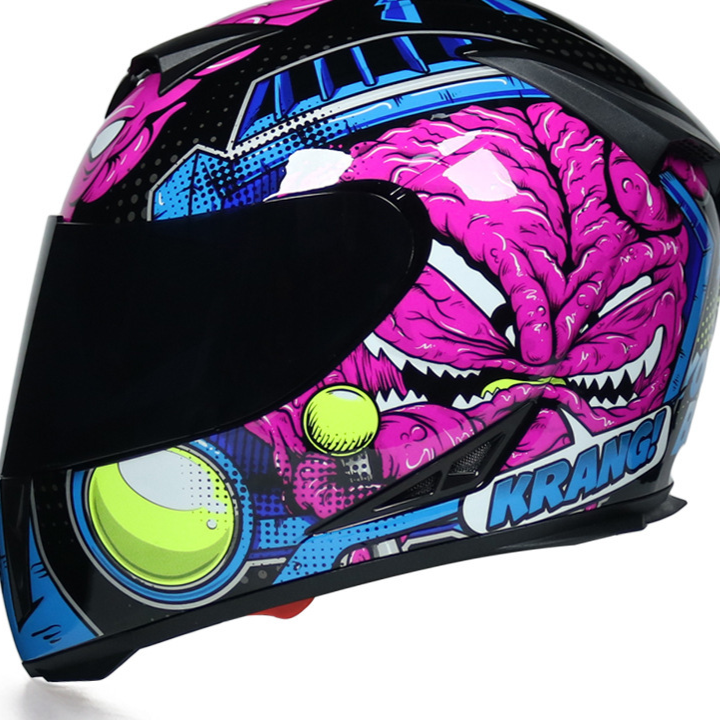 Dual Lens Motorcycle Helmet
