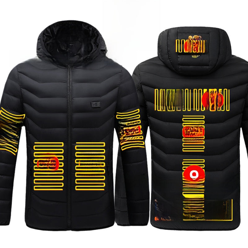 Thermal cotton coat with heating function