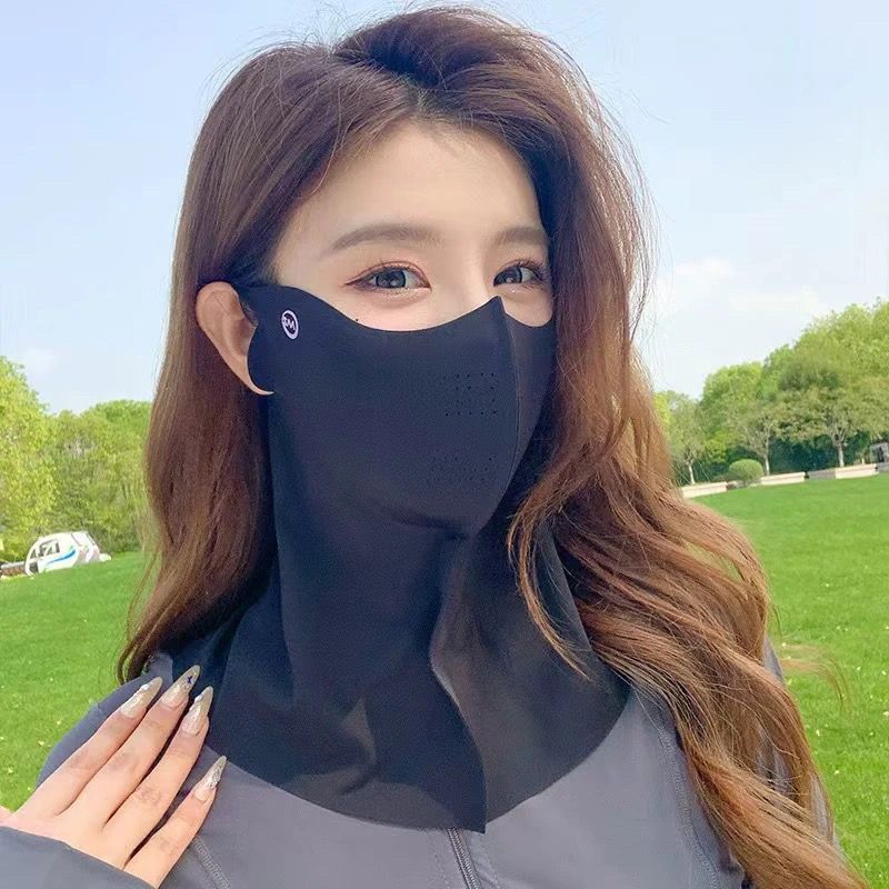 Ice Silk Protective Face Mask with UV Defense