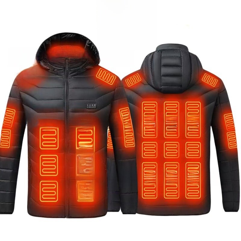 Thermal cotton coat with heating function