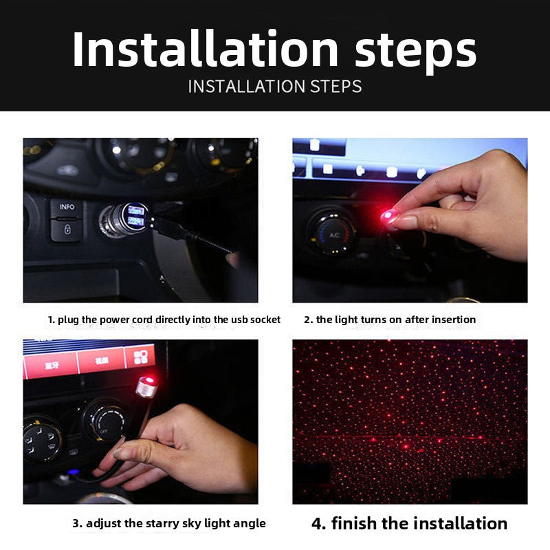 Car Starry Laser Projection Light