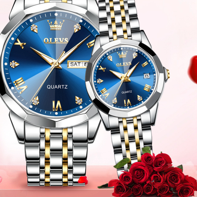 Quartz couple watches
