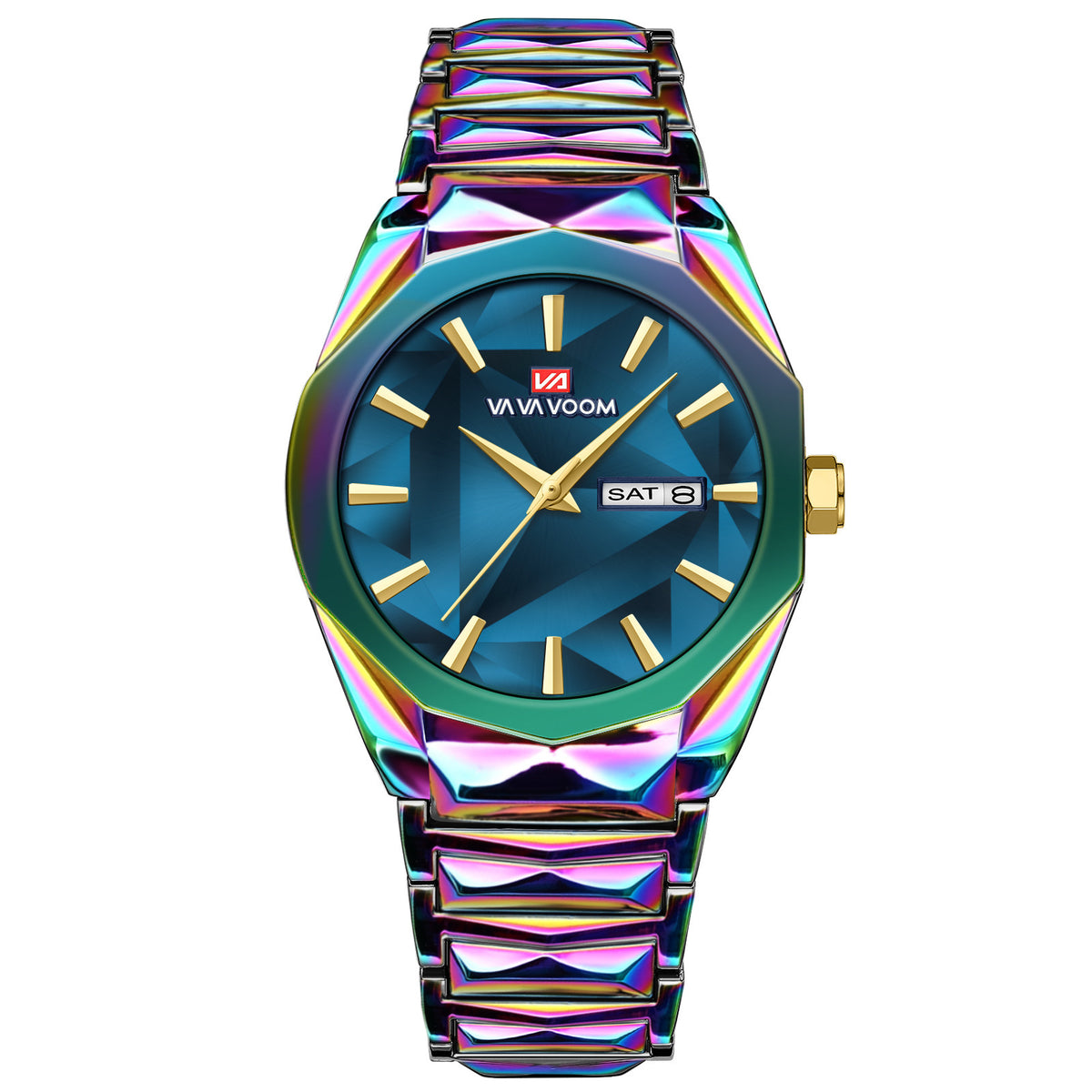 Men's Dual Calendar Waterproof Quartz Watch