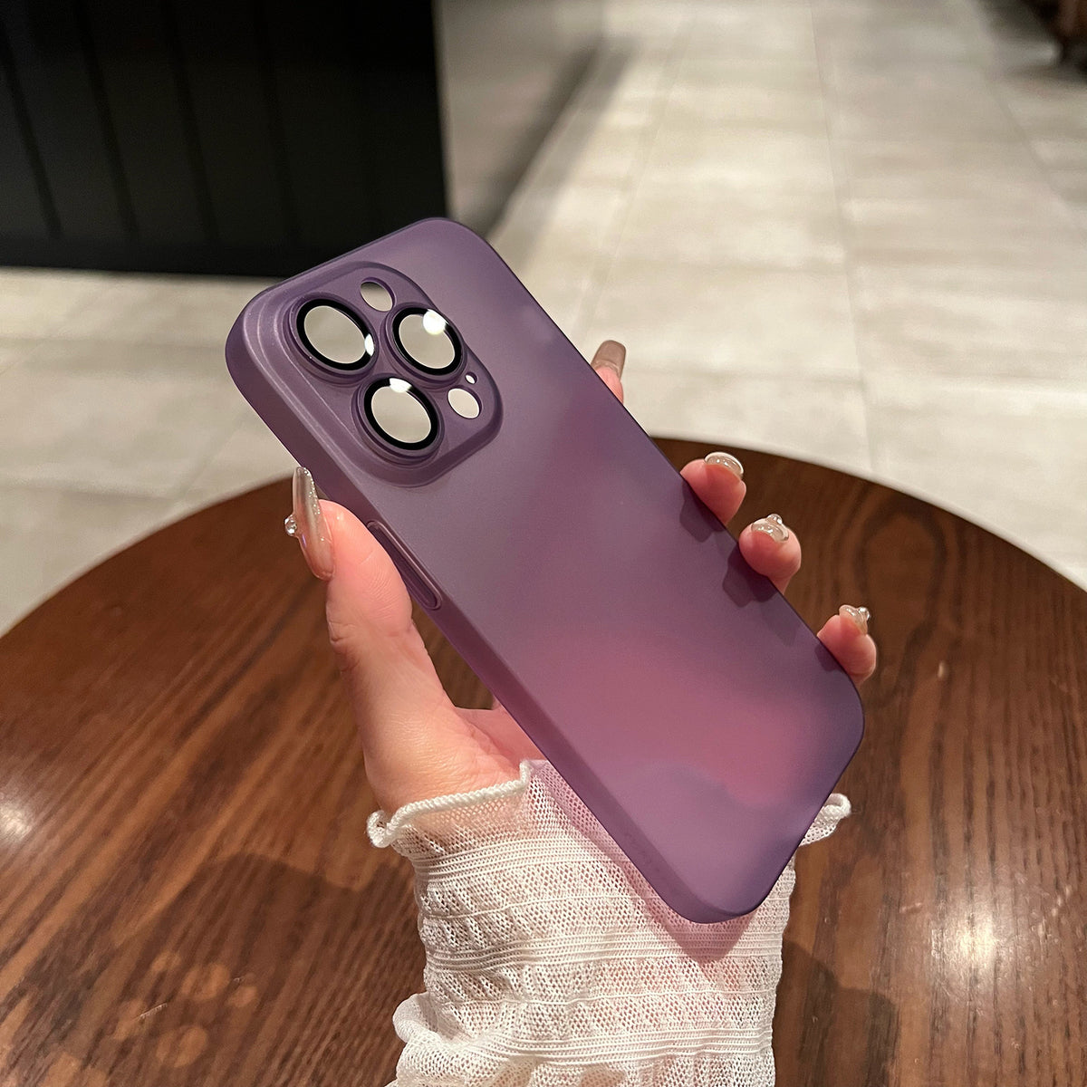 Ultra-thin matte phone case, minimalist