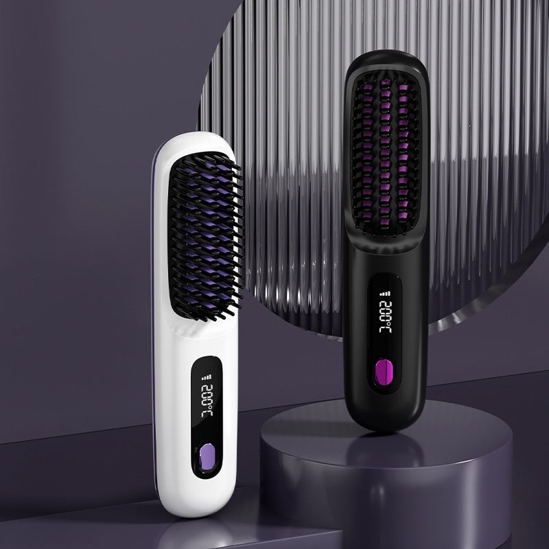 Wireless Hair Straightening Comb