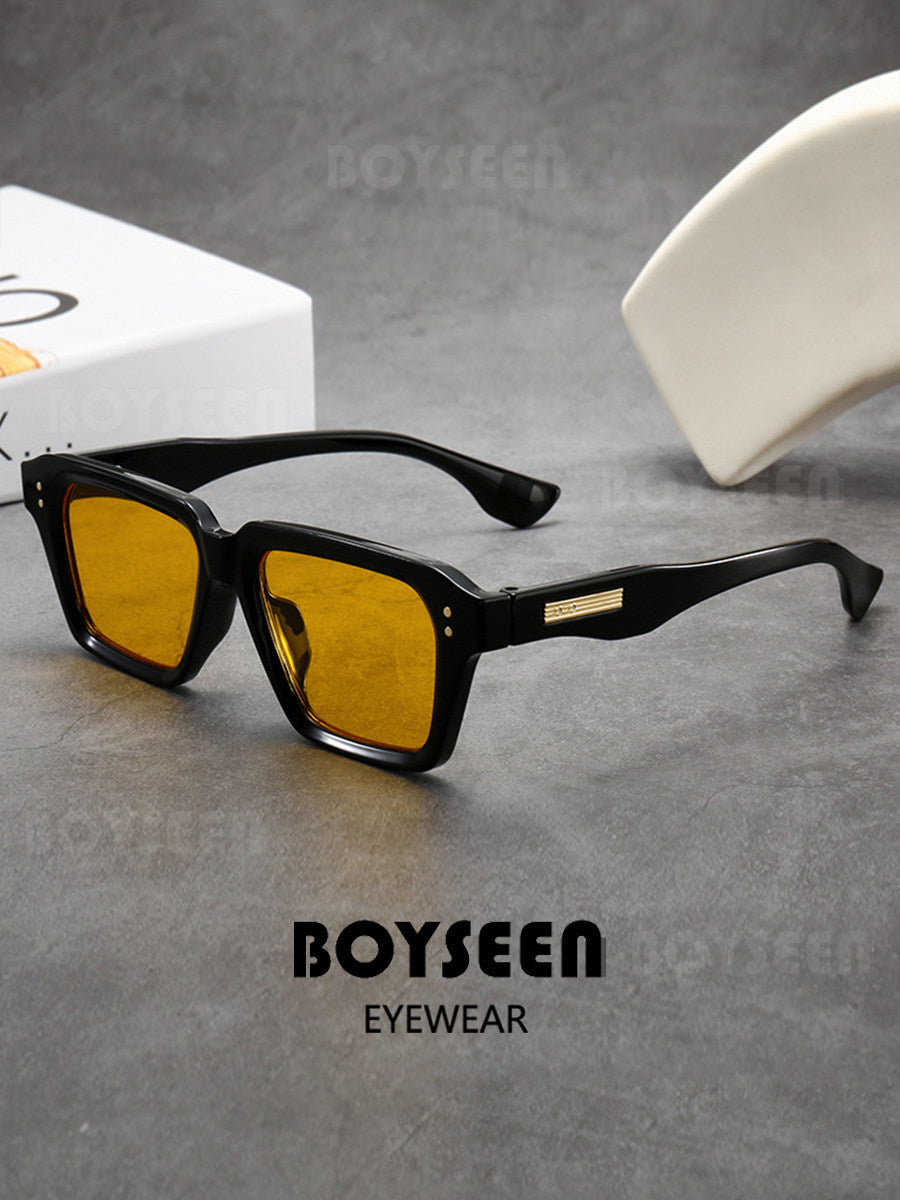 Retro Square Oversized Sunglasses for Men