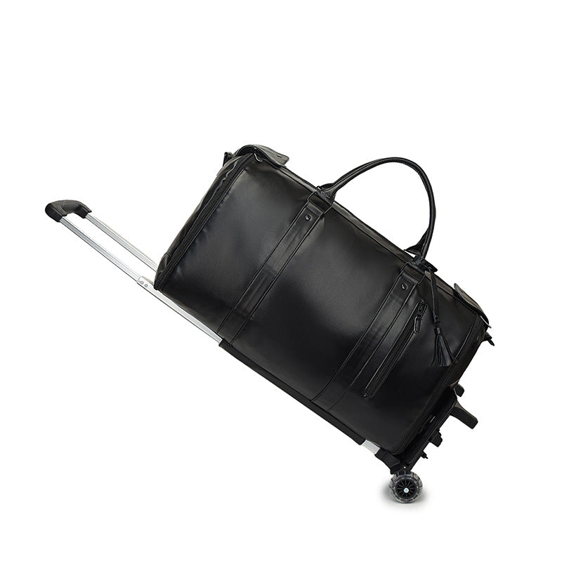 Women Foldable PU Travel Bag Large Capacity