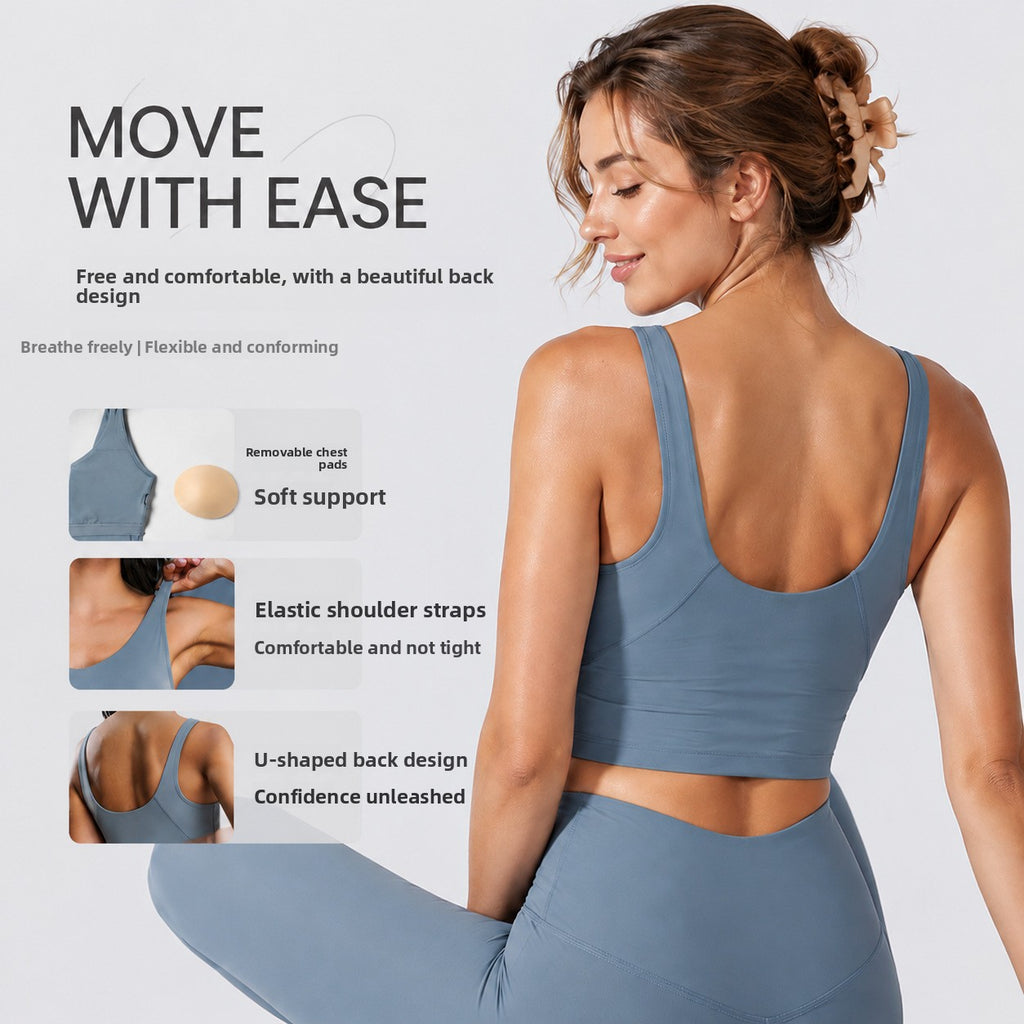 Women's High Support Yoga Running Fitness Crop Top