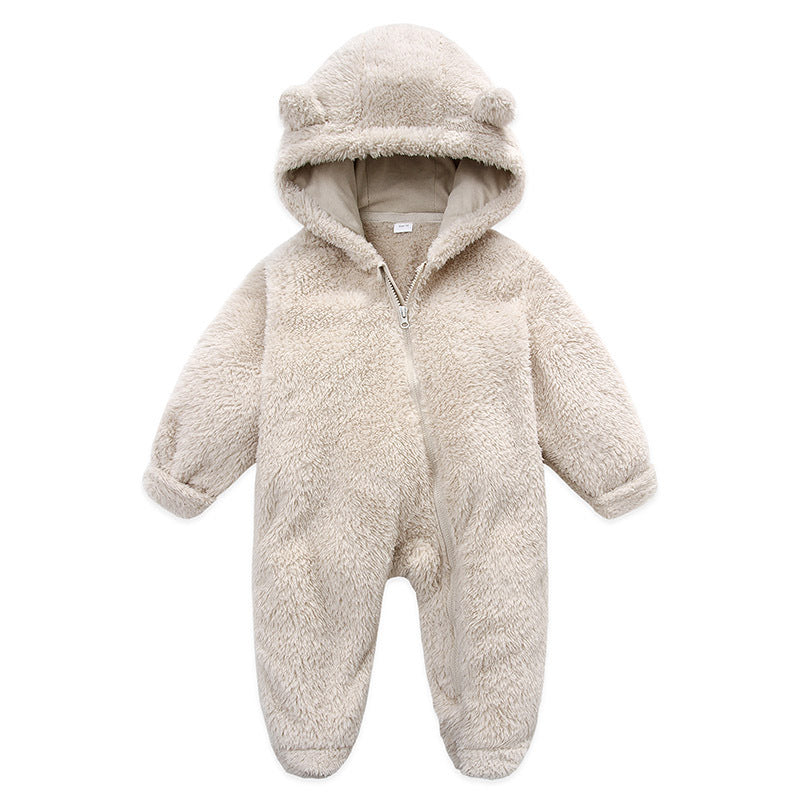 Infant Fleece Romper Winter Wear
