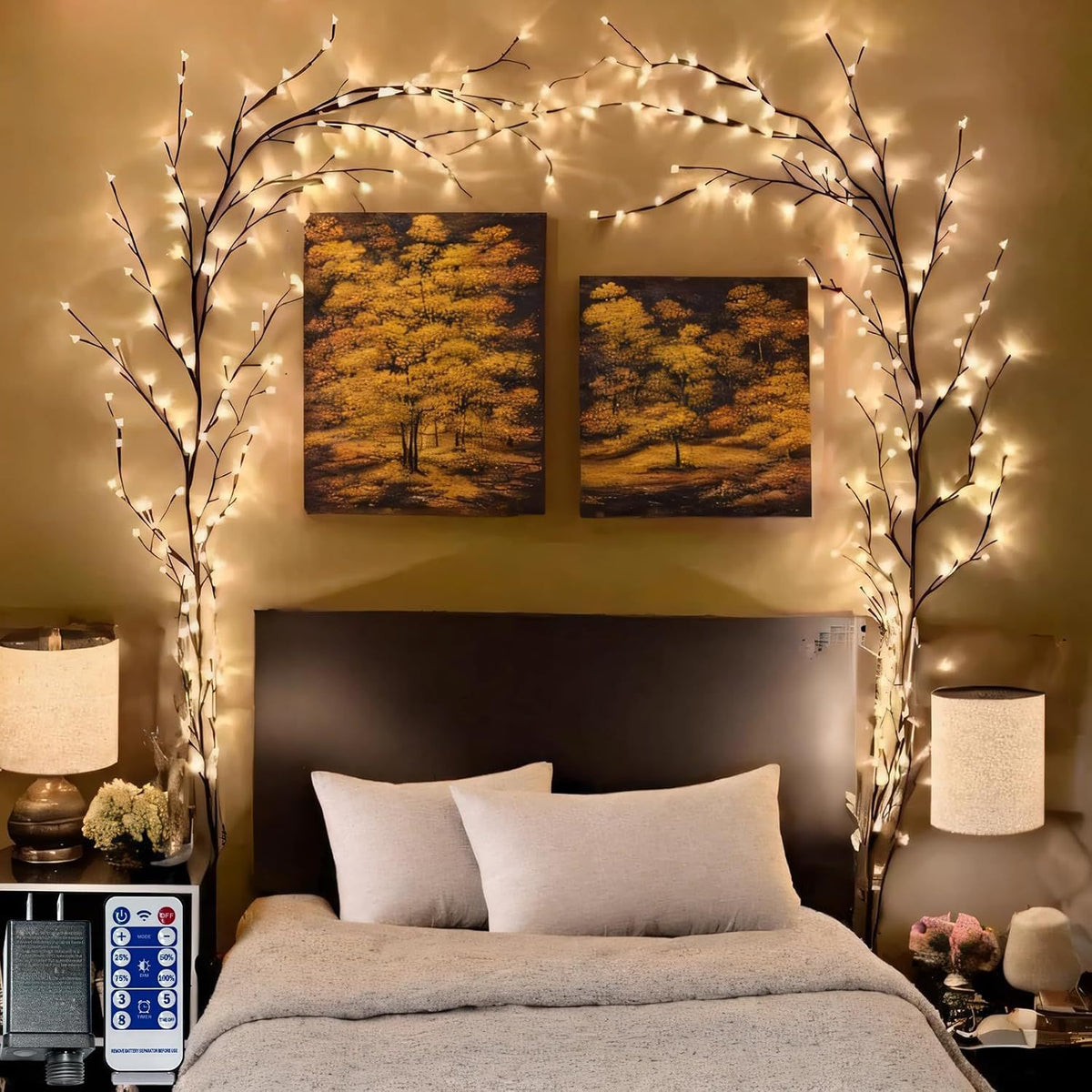 Rattan Branch LED Decorative Lighting