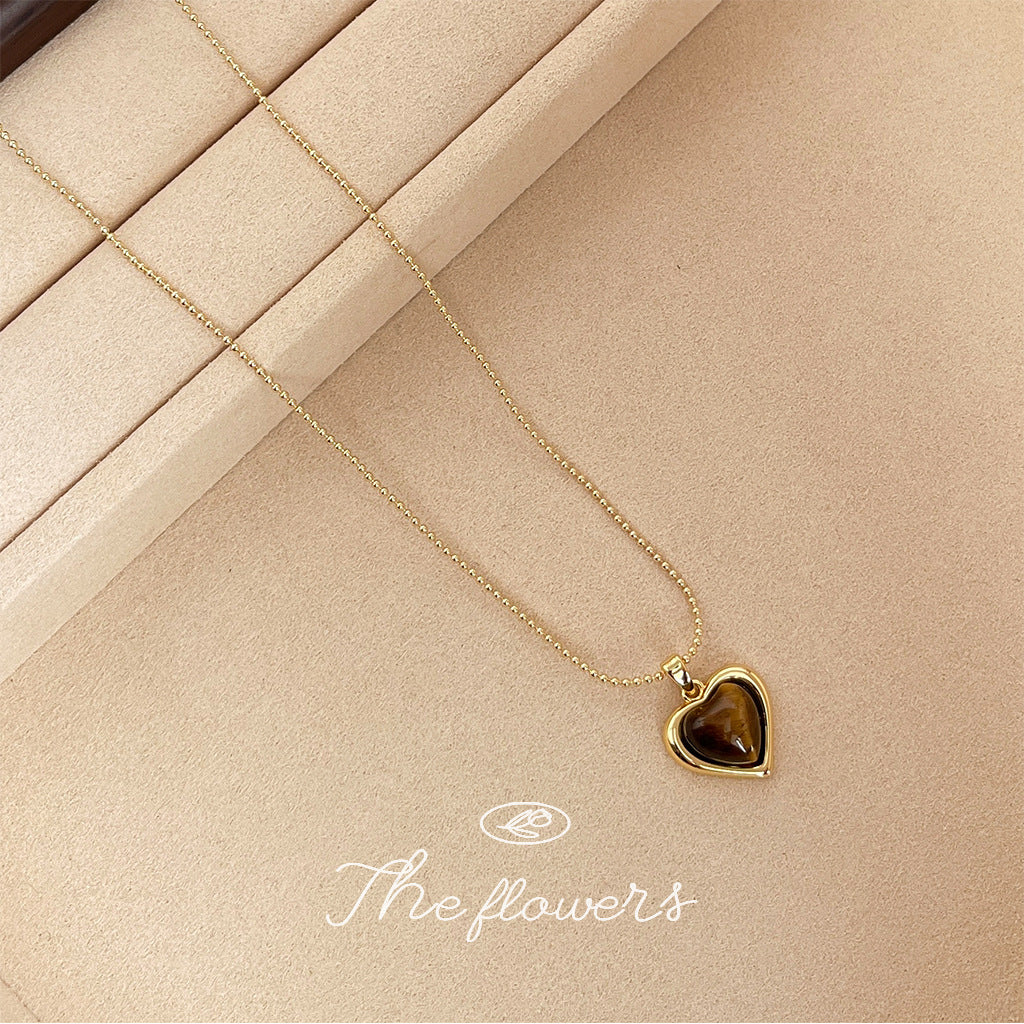 Fashion Gold Plated Tiger Eye Necklace