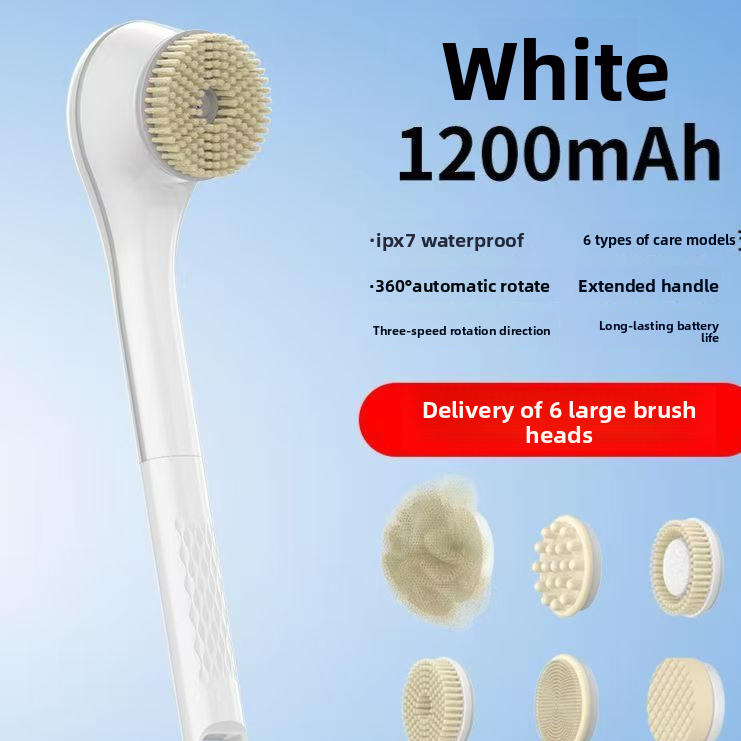 Electric Dual-Handle Bath Brush