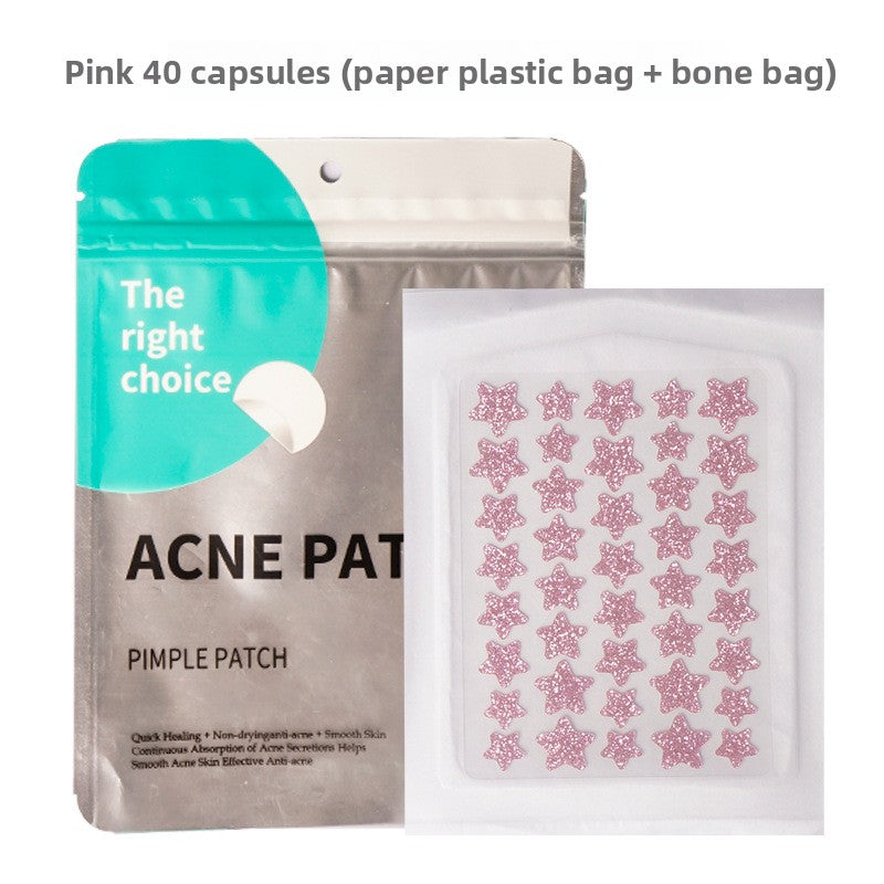 Glitter Star Acne Patches Pus Absorption