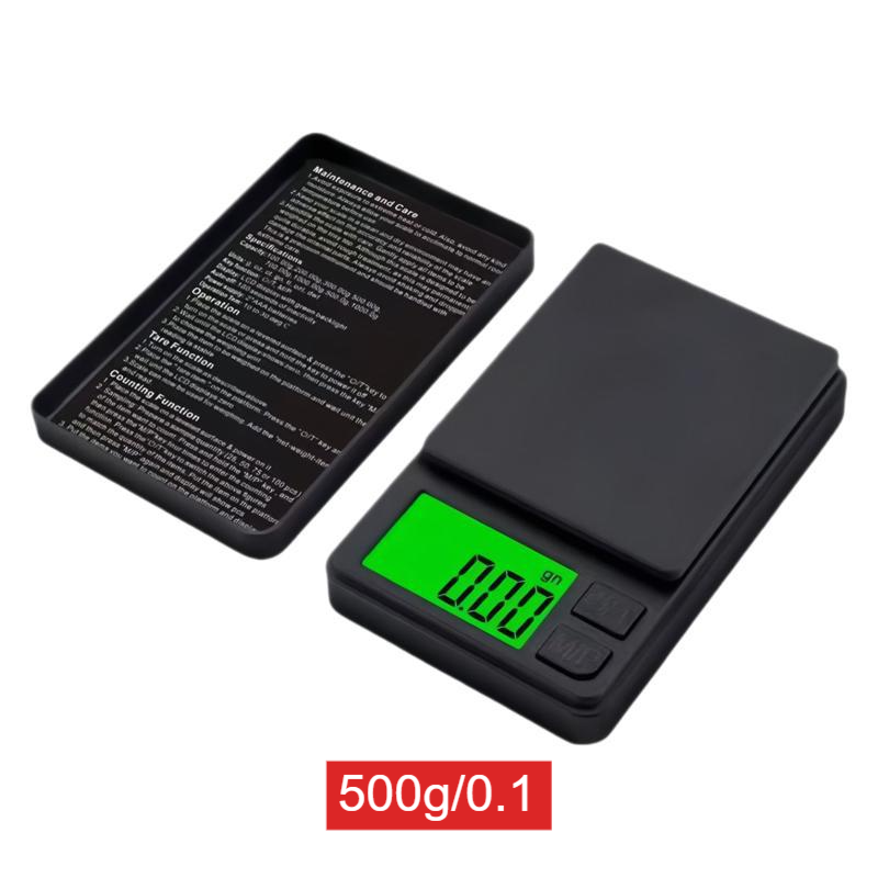 Mini High Precision Digital Pocket Scale 1000g/0.01g LCD Backlight Jewelry Gold Baking Kitchen Weighing Scale
