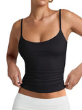 Adjustable Strap Camisole Tops