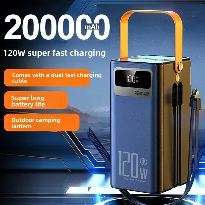 Solar Power Bank with LED Light