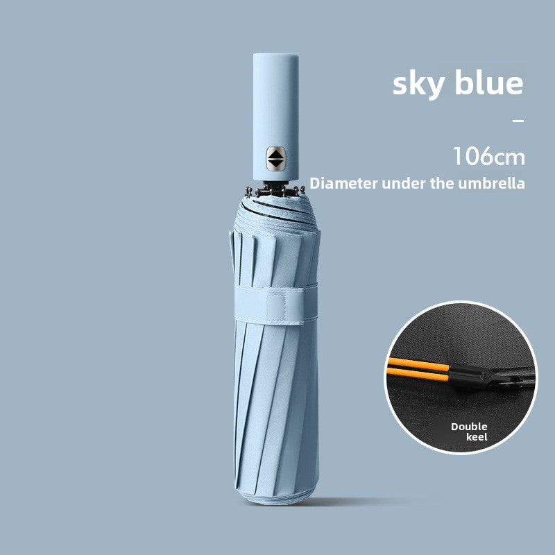 Fully Automatic Umbrella with Ring Handle