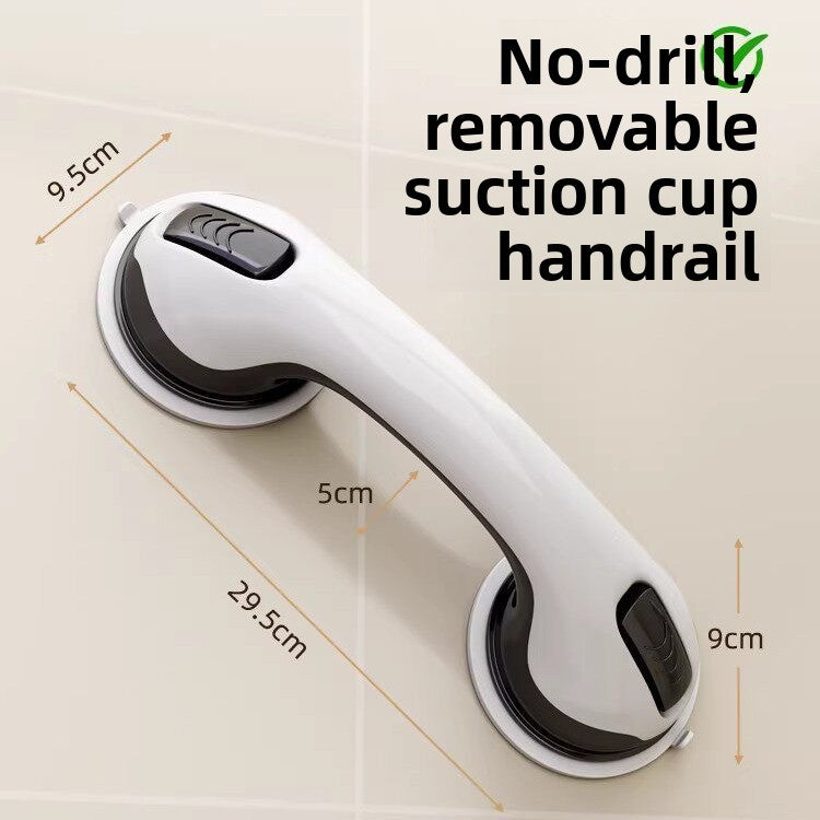 Punch-free Suction Cup Non-slip Toilet Armrest Removable Upgraded