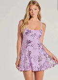Sling Sequin Slim Fit Dress
