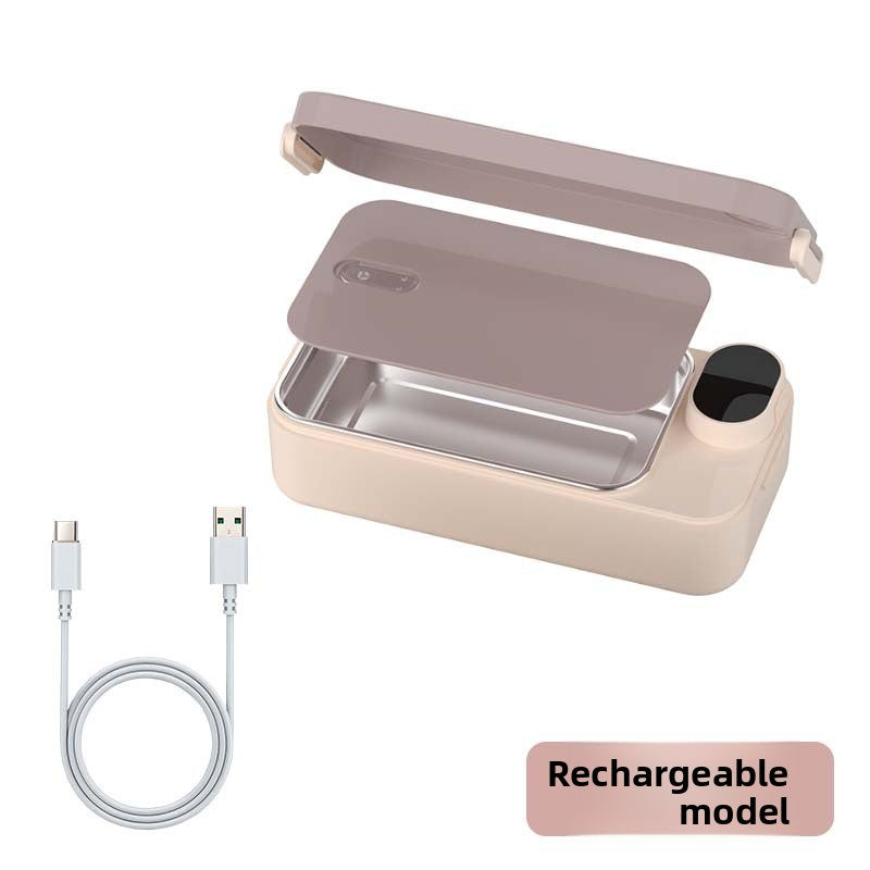 Stainless Steel Wireless Heating Lunch Box