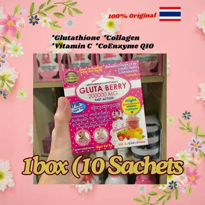 Glutathione Collagen Powder Strawberry Flavor
