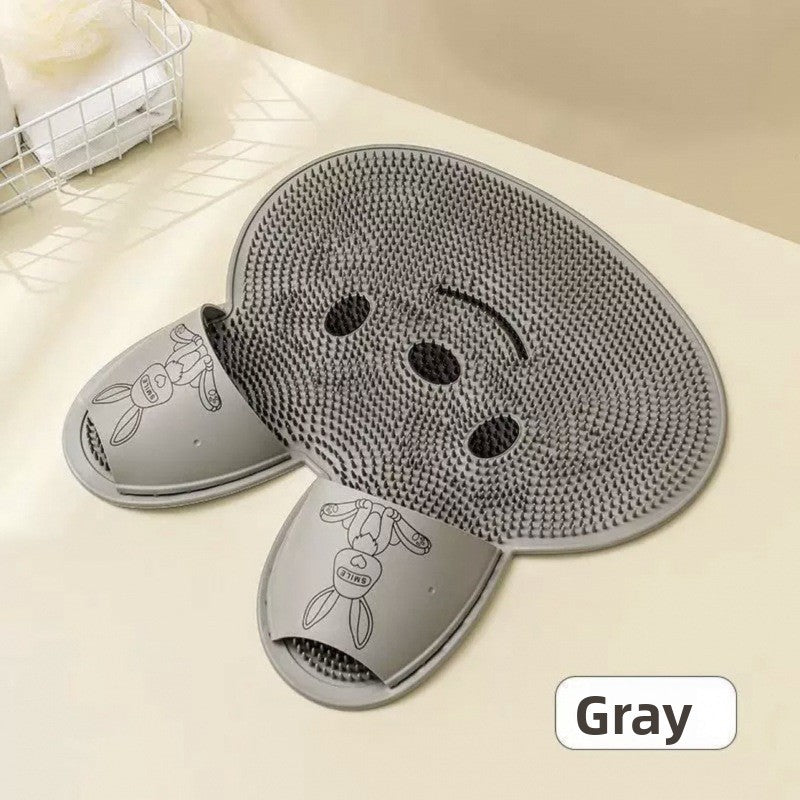 Rabbit Foot Scrub Bath Mat
