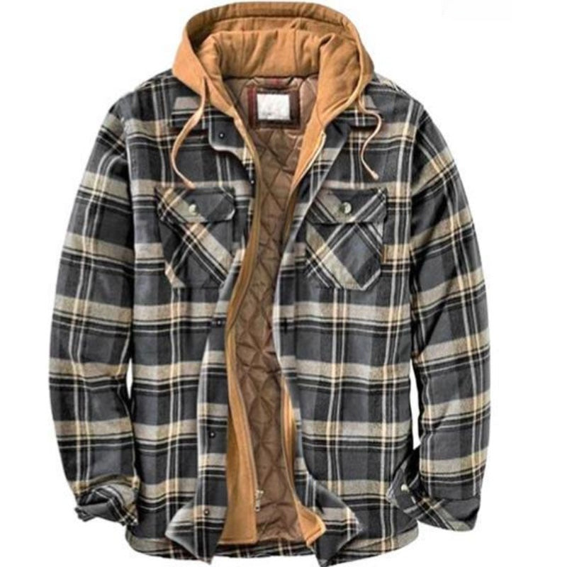 Men's Thickened Hooded Jacket