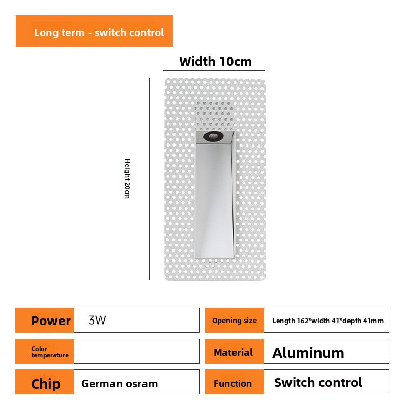 Borderless Human Sensor LED Step Light