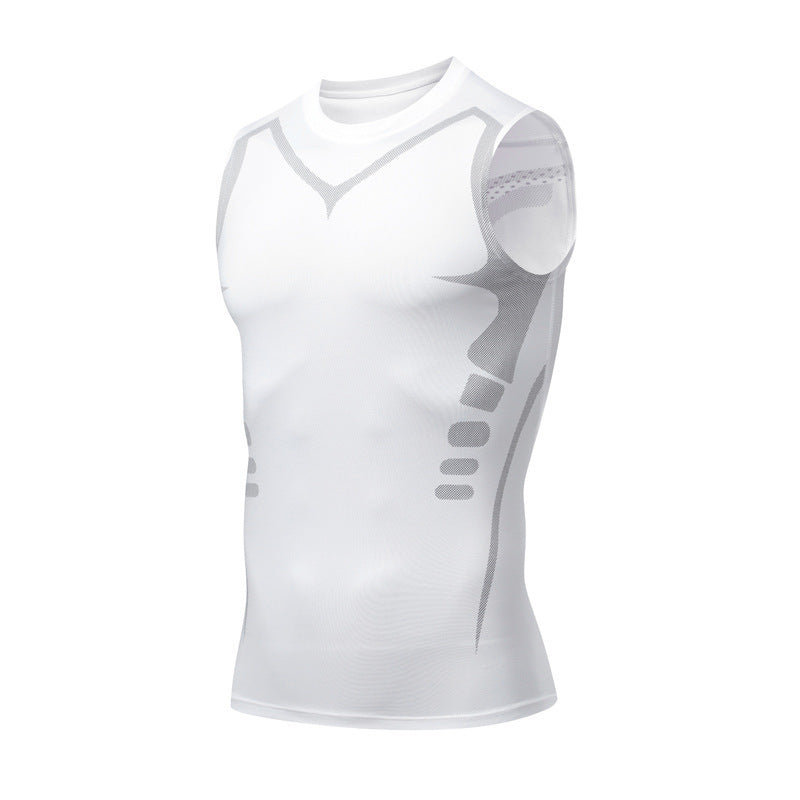 Men's quick-drying tight-fitting sports vest