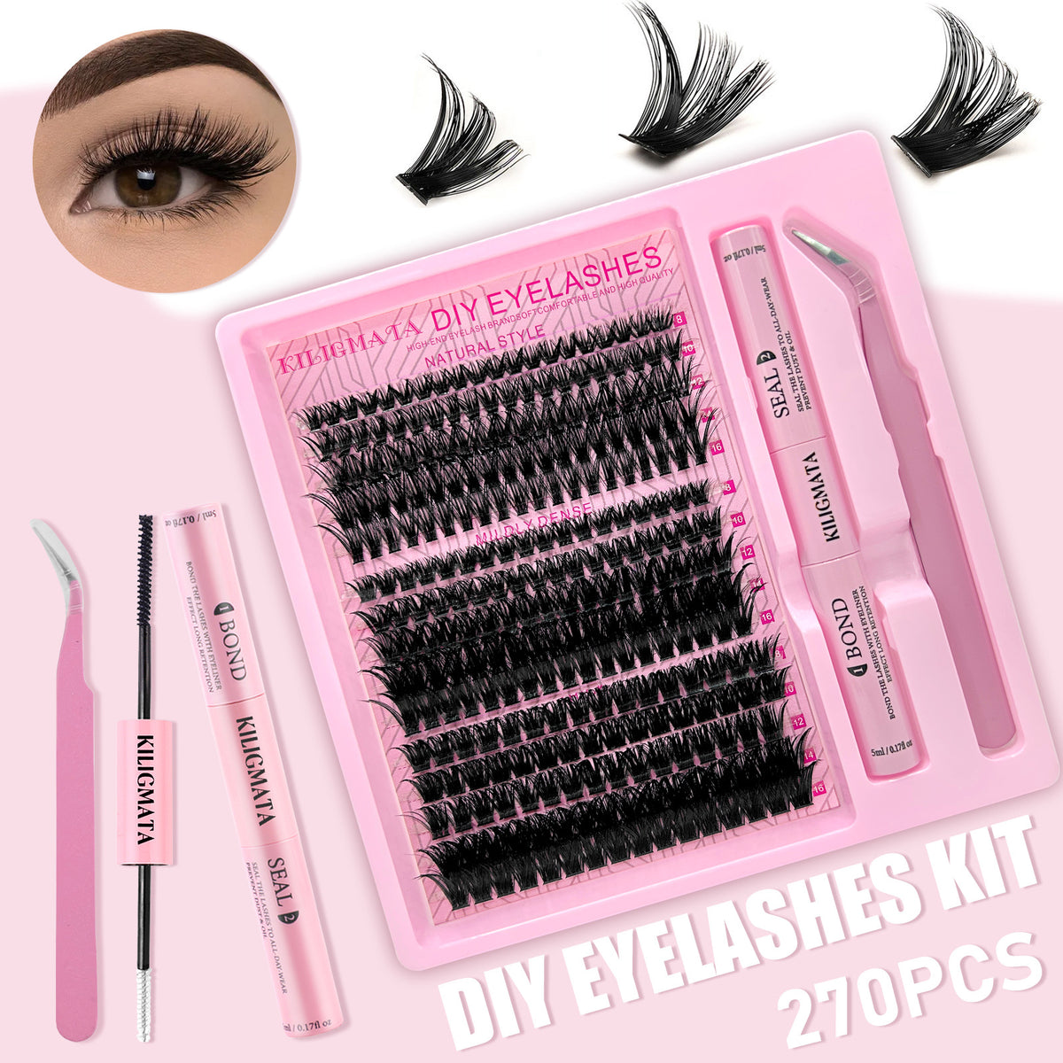 Russian Style False Eyelash Set