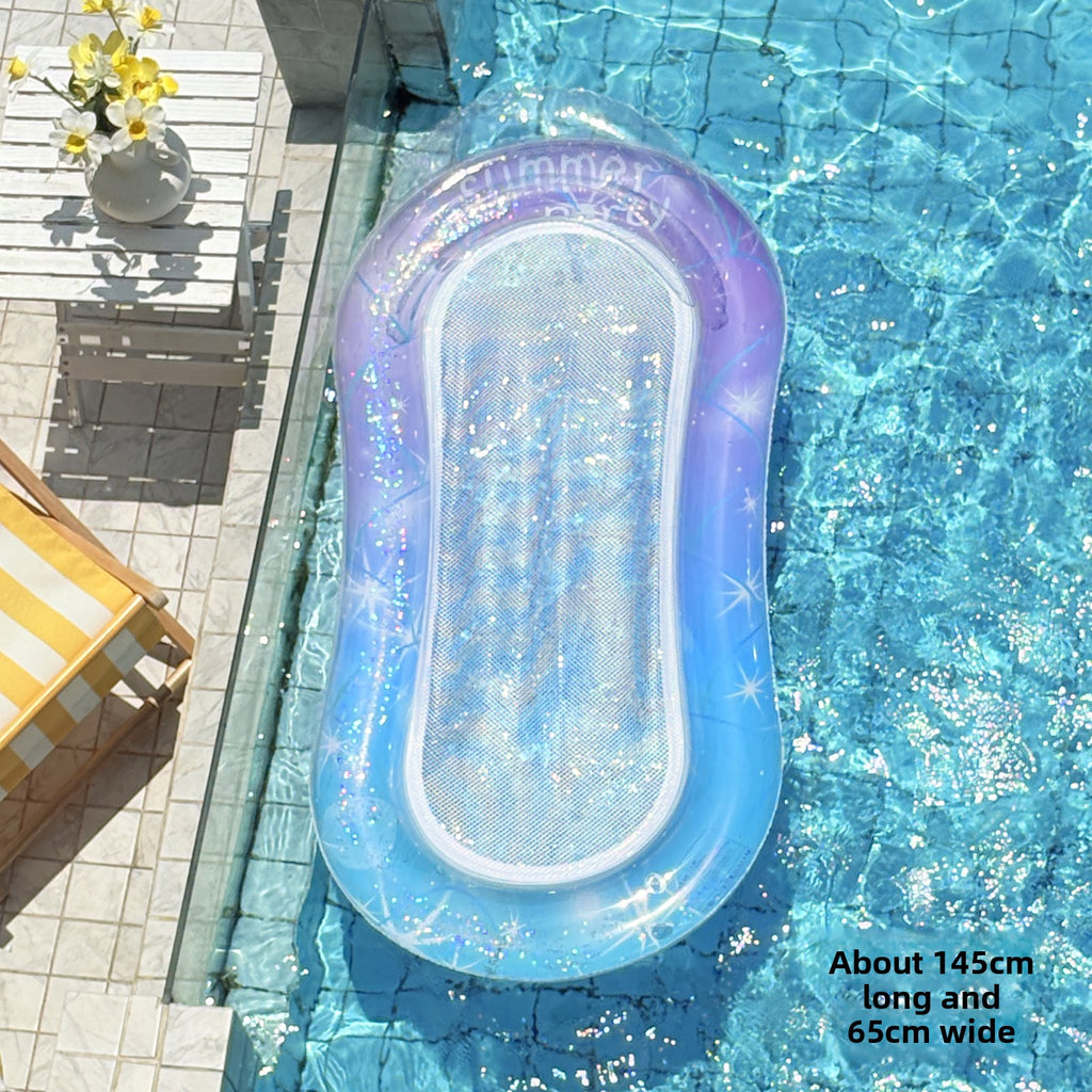 Mermaid floating bed adult swimming ring water inflatable