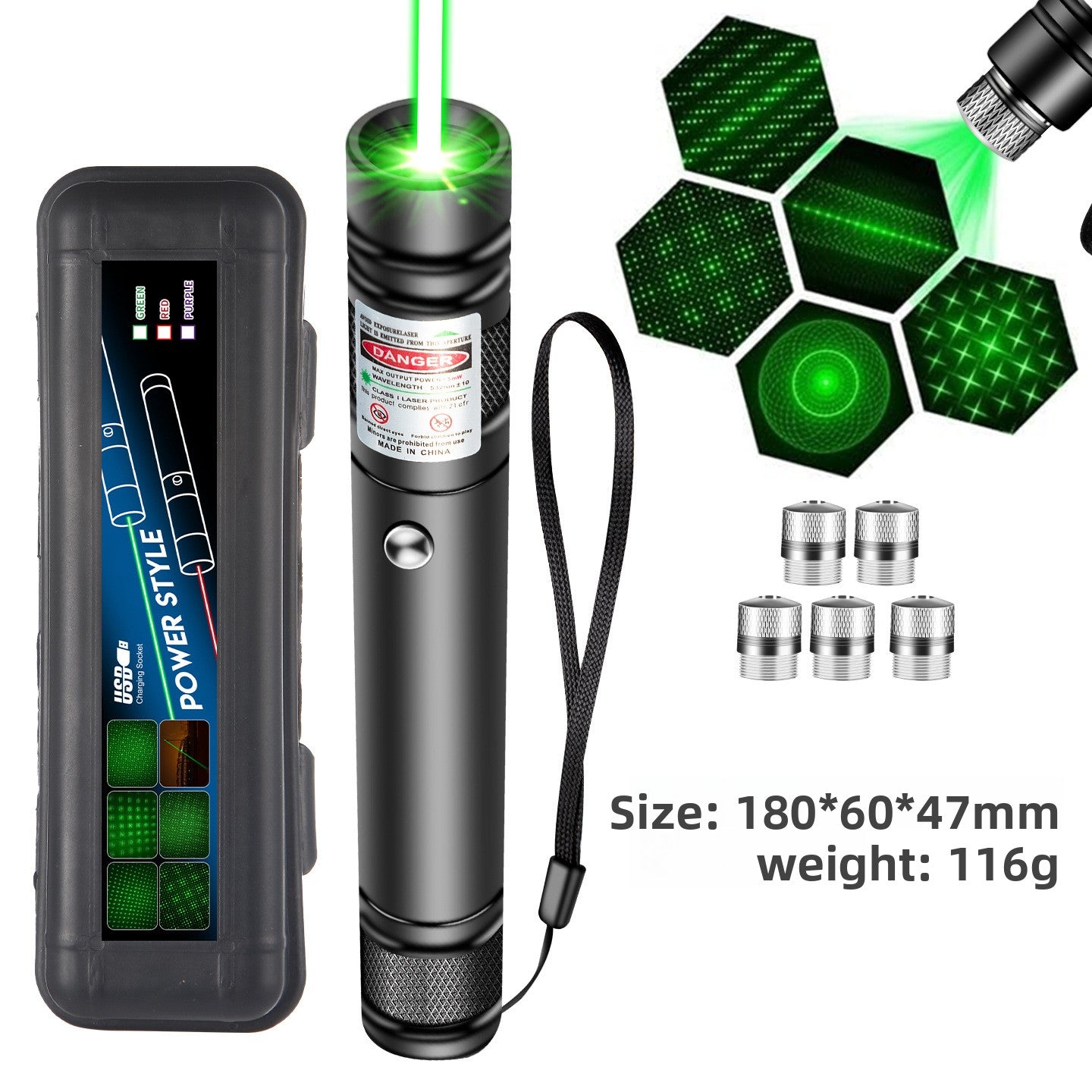 USB Rechargeable Laser Pointer
