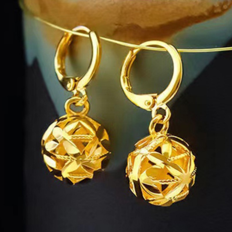 Women's Gold-Plated Alloy Earrings