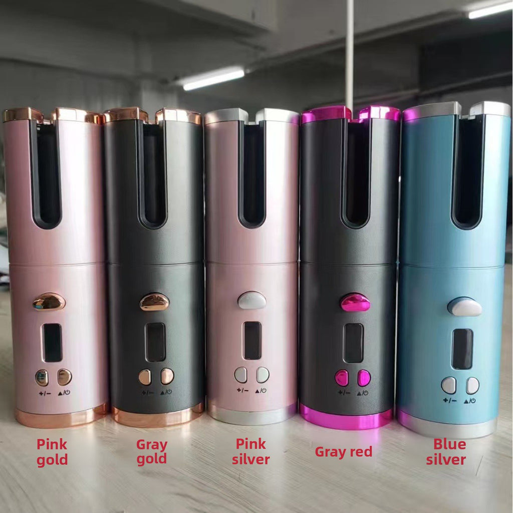 Rechargeable Wireless Hair Curling Iron