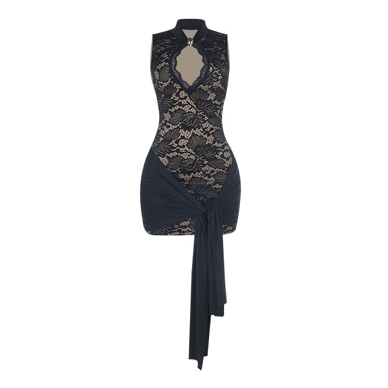 Lace Bodycon Mini Dress