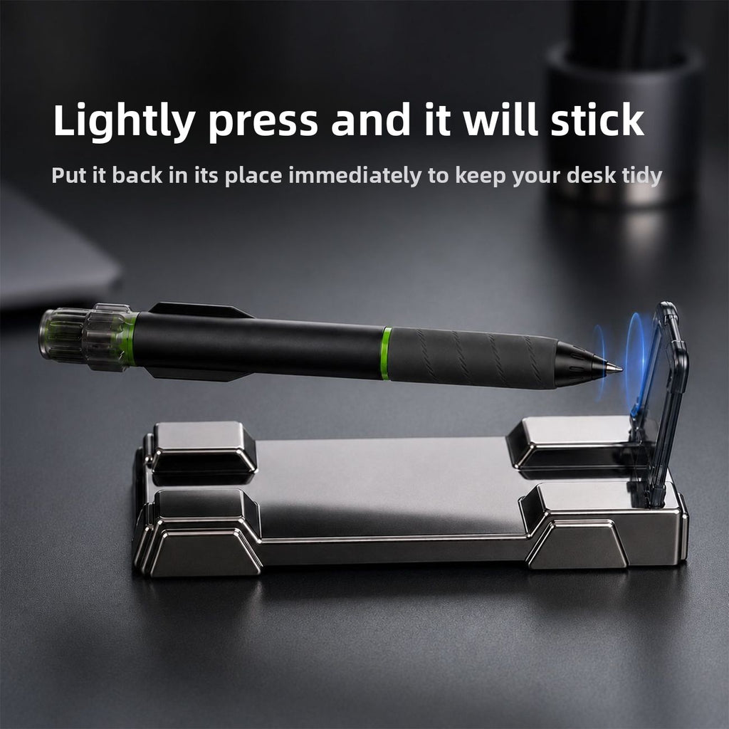 Magnetic Levitation Floating Gel Pen with Creative Desktop Base Stand