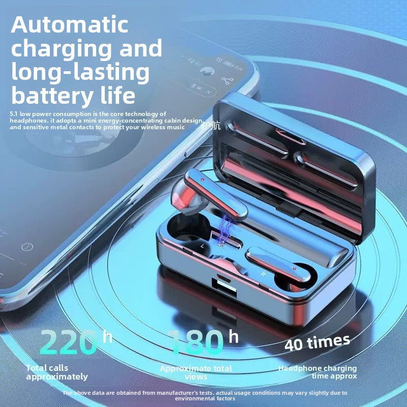 S20 Bluetooth Earphones with Digital Display and Long Battery Life