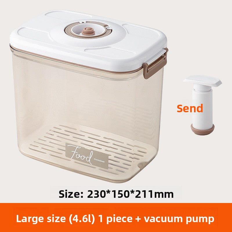 Electric vacuum storage box with air extraction function