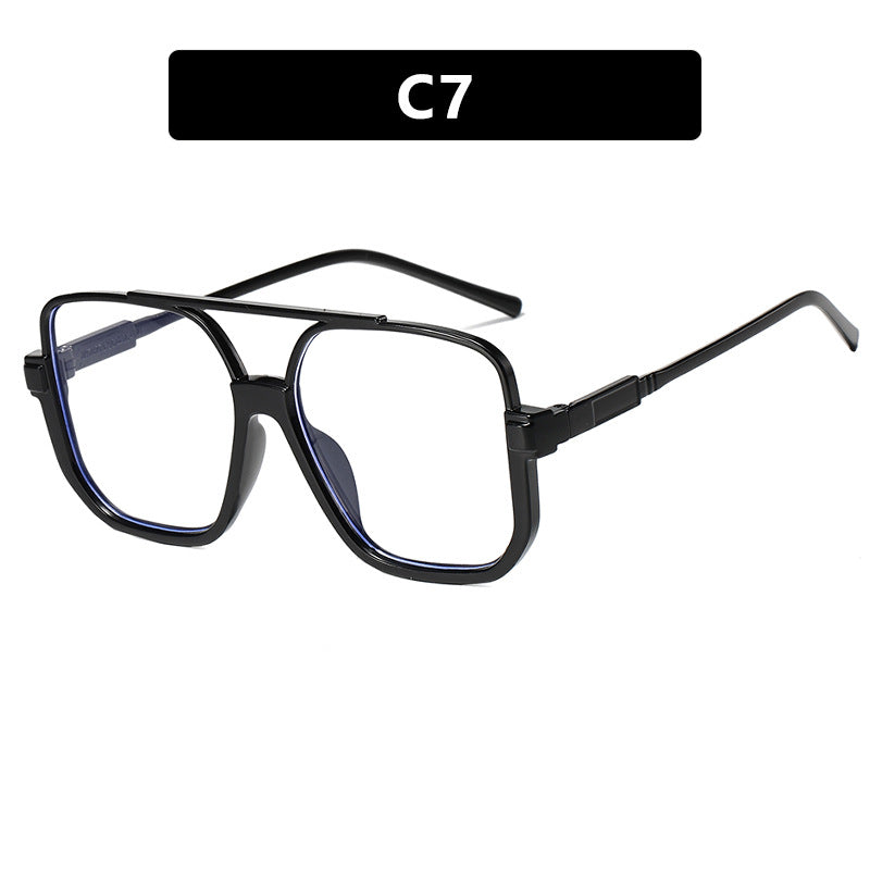 Double Beam Lower Half-Frame Sunglasses