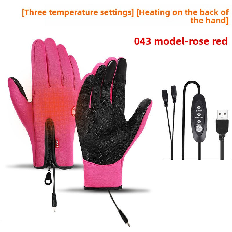 USB heated gloves
