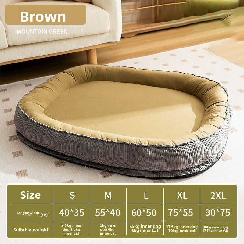 Removable Washable Pet Kennel Bed