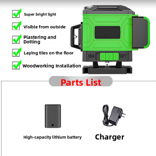 Green Laser Level Automatic Leveling Tool