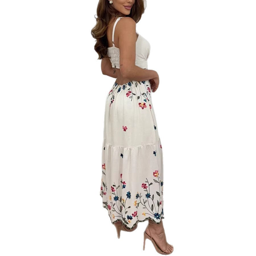 Floral Spaghetti Strap Dress