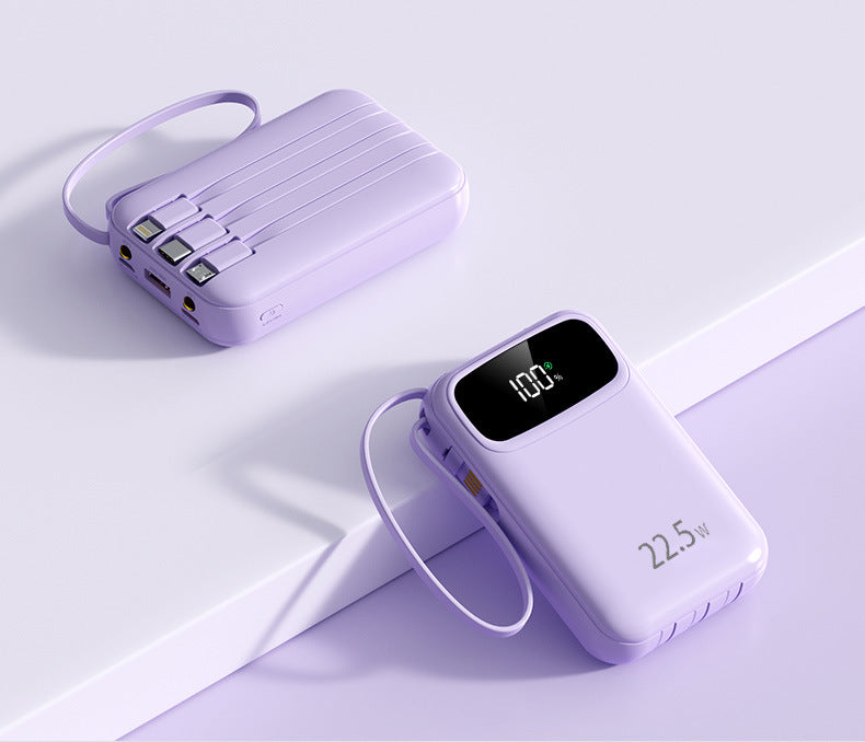 Portable 20000mAh Power Bank with Digital Display