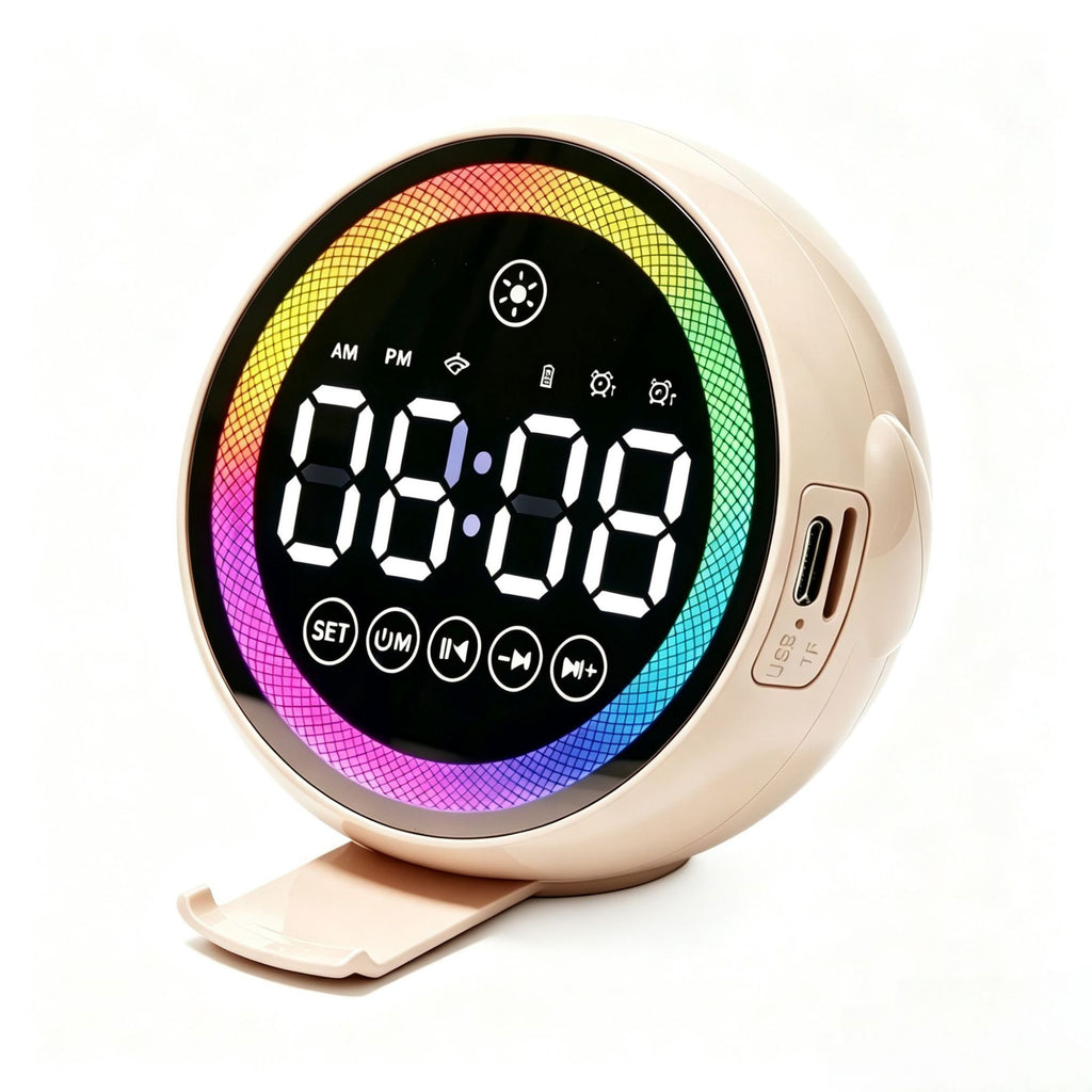 Bluetooth AI intelligent voice multi-functional audio alarm clock