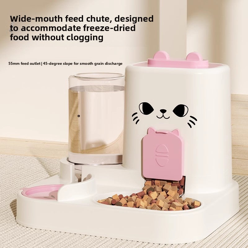 PP Automatic Pet Feeder and Water Dispenser Bowl for Cats and Small Dogs